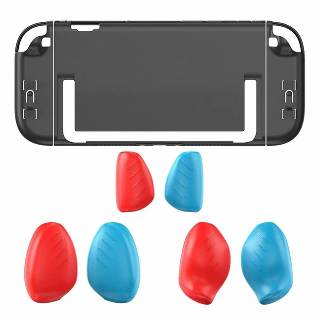 Protective Case with Replaceable Ergonomic Grip PC Hard Case for Nintendo Switch2 Accessories