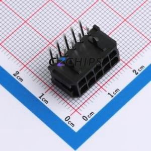 43045-10AWS Wire-to-Board Pin Header Bent Lead Through Hole,P=3mm Connector 2x5P 3mm Right Angle Insert 10P - Product Image 1