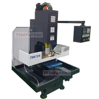 Hoge Productie Efficiëntie XK7124 Model Cnc Freesmachine TVK724 VMC7124 Hobby Verwerking Center Hot Koop Apparatuur Voor Metalen