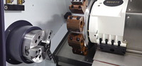 Torno de cama inclinada Leichman CKD46 para metal de acero y aluminio con sistema de controlador Siemens Torno CNC de funcionamiento de alta precisión