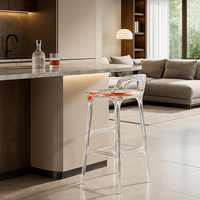 JingYue Maßgefertigter Transparenter Luxus-Acrylstuhl Handgefertigtes Traditionelles Design Umweltfreundliche Möbel für Gewerbliche Zwecke