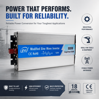 800W Modified Sine Wave Power Inverter DC 12V 24V to AC 110V 220V Converter with USB Port for Car RV Solar System
