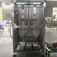 Machine de remplissage d'huile alimentaire, machine de remplissage d'huile 20l, machine de remplissage semi-automatique à 2 têtes de type pesage à vendre