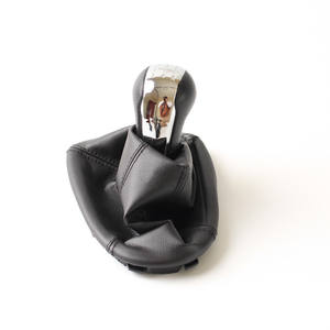 Couvre-levier de vitesses en cuir FUXIN pour Chevrolet Chevy Spark, boîte de vitesses manuelle - Product Image 1