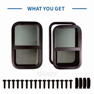 TIANZE 356*559 Vertical Teinté Coulissant RV Windows Camper Car Window pour RV & Window Accessoires - Product Image 4