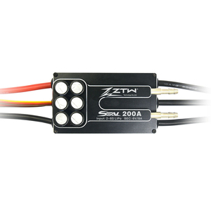 ESC Brushless Impermeabile ZTW Seal 200A 3-8S con SBEC 6V/8A, Uscita Stabile e Protezione dal Surriscaldamento per Hydrofoil, Tavole da Surf e Barche <span class=keywords><strong>RC</strong></span> da Corsa - Product Image 1