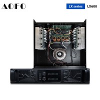 LX600 Çift Kanallı 600W H Sınıfı Profesyonel Ses Güç Amplifikatörü Yüksek Çıkışlı Amfi, PA Hoparlör Subwoofer Sahne Sesi için