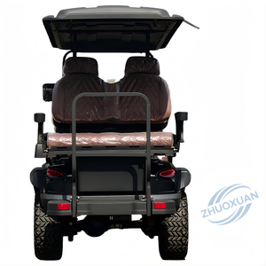 Voiturette de golf électrique camouflage 6 places, véhicule tout-terrain pour excursions panoramiques et services VIP - Product Image 1