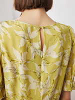Robe en soie 100% pour femmes, robe en soie jaune, robe en soie moins chère
