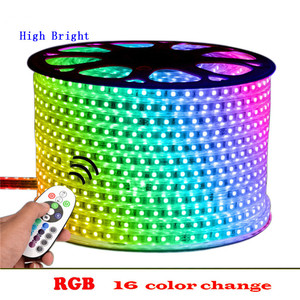 شريط ضوء led أبيض/R/G/B لون كهرماني عالي الرقة للغاية rgb المملكة المتحدة 60Leds جهد عالي: V رقيقة جدا rgb المملكة المتحدة - Product Image 4