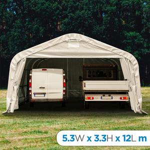 Tente de garage de voiture extérieure en PVC de haute qualité Protection UV Porte coulissante personnalisable Tente de structure organisationnelle supérieure pour la vente en gros - Product Image 4