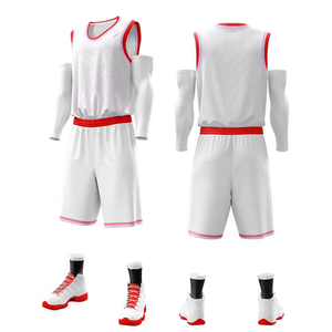 JY Wholesales - Uniformes de <span class=keywords><strong>Baloncesto</strong></span> Reversibles Sublimados en Blanco Baratos, Diseño Personalizado de Camisetas de <span class=keywords><strong>Baloncesto</strong></span> - Product Image 5