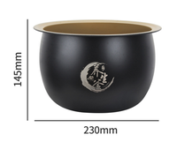 Cuisinière à riz électrique multifonctionnelle intelligente de 5 litres avec boîtier en plastique, programmable, pour usage domestique, en camping-car et en hôtel