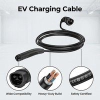 Câble d'extension NACS NACS-20A EVSE (mâle vers femelle) pour Tesla pour -20A