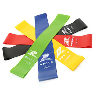 Logo personalizzato TPE/lattice riciclabile Loop Band Yoga palestra esercizio di resistenza in gomma allenamento terapeutico elastico Fitness - Product Image 3