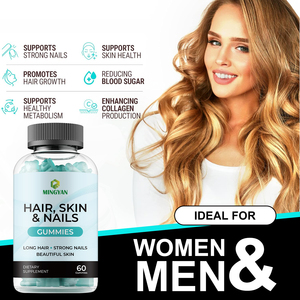 Suplemento de Biotina, Colágeno y Queratina de Alta Calidad para la Elasticidad de la Piel y el Brillo del Cabello, Gomitas de Belleza para Mujeres y Hombres 2, OEM/ODM - Product Image 2