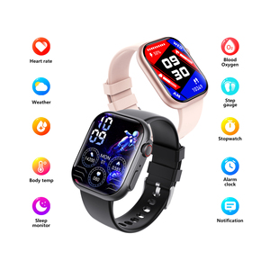 Высококачественные умные часы для мужчин, водонепроницаемые (IP67), квадратной формы, с поддержкой iOS, отслеживанием сна, голосовым помощником AI, универсальные в применении - Product Image 6