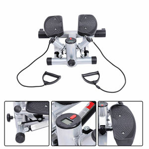ONESTARSPORTS Home Use Hydraulic Aerobic Lateral <strong>Swing</strong> Fitness <strong>Mini</strong> <strong>Stepper</strong> <strong>With</strong> Resistance Bands