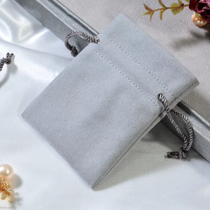 Sac d'emballage pour bijoux en microfibre personnalisé pour le rangement des bijoux - Product Image 2