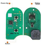 Clé intelligente de moto Xhorse XSBM90GL XM38 avec puce 8A, 2 boutons, coque VVDI2/VVDI Key Tool Plus Pad pour BMW