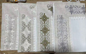 <span class=keywords><strong>Elegante</strong></span> <span class=keywords><strong>runner</strong></span> da tavola in pizzo ricamato - <span class=keywords><strong>Tovaglia</strong></span> decorativa con motivo floreale per casa/matrimonio - Product Image 2