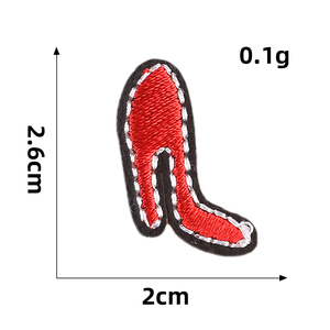 Kawaii ragazza trucco cosmetico tema occhiali da sole pantofola disegno ombrello ferro su ricamo patch per la borsa dei vestiti - Product Image 5