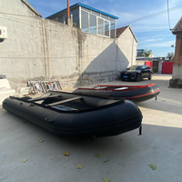 Zodiac 5.5m 6m 7m Stock 1.2mm Pvc Semi Rigide En Aluminium Plancher Gonflable Bateau pour La Pêche