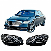 Nouveaux et anciens modèles d'éclairage phares classe S W222 pour système d'éclairage automobile couleur Mercedes-Benz 6000k