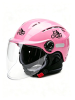 Casque de moto certifié 3C en ABS avec système de ventilation et lentille HD