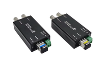 Convertisseur de données vidéo HD-SDI/3G-SDI sur fibre optique Simplex LC avec un port SFP, 3G SDI vers fibre optique
