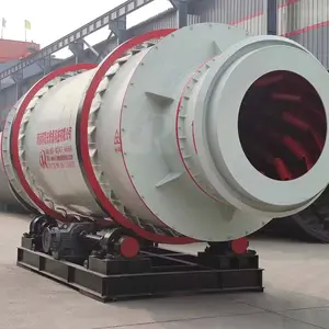 Triple pass drum dryer silica powder dryer mineral powder rotary dryer