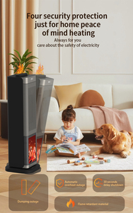 2000W hồng ngoại PTC kim loại điện nóng nhanh sưởi ấm phòng tắm em bé quạt máy tính để bàn quá nhiệt lớp bảo vệ năng lượng hiệu quả - Product Image 5