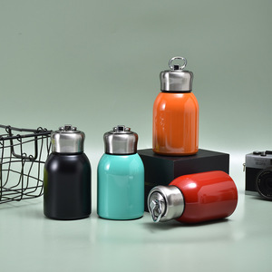 Nuevo Estilo Little Fatty, Termo de Acero Inoxidable 304, Taza Portátil de Gran Capacidad, Mini Taza de Bolsillo para Exteriores, Diseño Moderno y Simple - Product Image 2