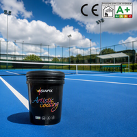 Peinture acrylique pour sols de terrains sportifs OEM ODM, résistante aux intempéries et imperméable