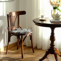 Chaise à bascule et tabouret modernes en bois massif, design écologique, pour hôtel, chambre, salon, salle à manger