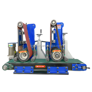 Stainless Steel Sheet Surface <strong>Grinder</strong> Flat Metal Deburring Polishing Machine with <strong>Sand</strong> Paper Belt for Mirror Finishing - Product Image 2