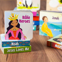 Impression personnalisée de livres d'apprentissage de la Sainte Bible chrétienne pour enfants de 4 à 10 ans sur demande