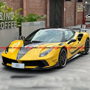 Parachoques Delanteros/Traseros, Capós, Faldones Laterales y Guardabarros de Fibra de Carbono y FRP para <span class=keywords><strong>488</strong></span> GTB/Spider, Estilo Superior, Nuevo, Ensamblaje con Tornillos, Increíble - Product Image 5