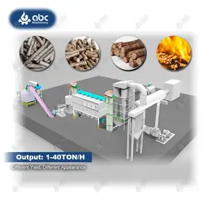 Machine à granulés durable de biocarburant de biomasse de matrice d'anneau en bois dur domestique pour la pelletisation, déchets agricoles, cosse de riz