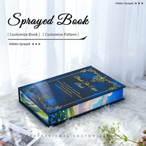 Golden Hot <b>Stamp</b> Art <b>Book</b> with Lamination Printing Custom Design Patterned Cover for Adult Art & Design Enthusiasts - Product Image 4