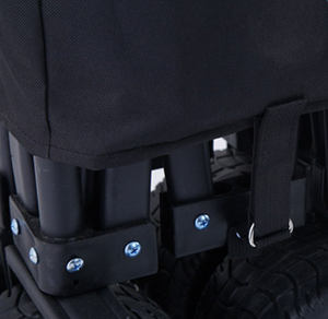 Katlanabilir Tenteli ve Güneşlikli El Arabası, Kamp Arabası, Yiyecek Tezgahı Arabası - Product Image 6