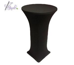 Top Dia 61/76/80cm redondo alto mantel de cóctel Spandex <span class=keywords><strong>Bar</strong></span> cubierta de mesa estiramiento fiesta mantel - Product Image 3