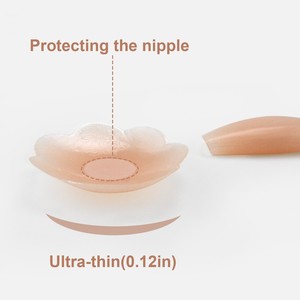 Vente en gros de couvre-mamelons en silicone populaires et réutilisables couvre-mamelons lavables et durables pour femmes - Product Image 5