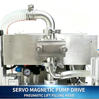 Machine de remplissage et de bouchage rotative entièrement automatique pour sachets à bec verseur, remplisseuse de sachets verticaux pour liquides visqueux et semi-fluide, équipement de remplissage de pâtes