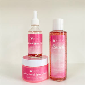 Etiqueta privada Natural Herbal Peach Yoni PH Balance Productos de cuidado femenino Gel vaginal Wash Yoni Set Yoni Oil Pops Kit - Product Image 2