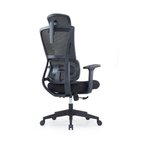Chaise de bureau ergonomique moderne en maille, réglable en hauteur, avec appui-tête et soutien lombaire, chaise de direction, chaise de jeu, chaise d'ordinateur