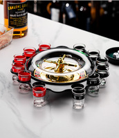 Roulette russe en plastique 12 coupes pour jeu de boisson, jouet de fête pour bar et KTV avec verres à shot assortis, jouets promotionnels