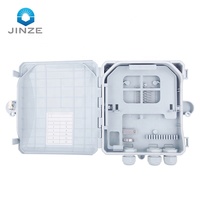 Boîtier terminal de fibre optique 8 ports avec séparateur PLC cassette 1x8, boîtier fibre 12 cœurs, boîtier FTTH
