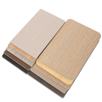 Placage bois métallique étanche sur mesure OEM 5/8 mm pour la décoration murale intérieure moderne