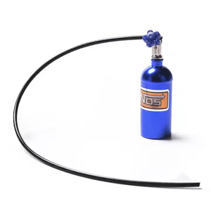 Botella de Gas de nitrógeno de óxido <span class=keywords><strong>nitroso</strong></span> de metal mecanizado CNC <span class=keywords><strong>para</strong></span> modelos de coche 1to10 RC SCX10 TRX4 D90 RC4WD - Product Image 4